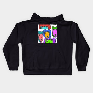 Rainbow Red Head Kids Hoodie